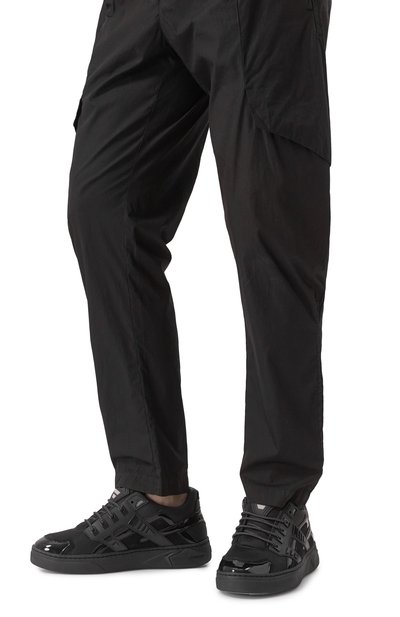 Комбинированные кеды mini silverstone HIDE AND JACK, арт. 1LTHLBLKBLK, фото 3