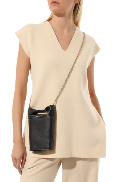 Сумка the bow ALEXANDER MCQUEEN, арт. 731174 1BLCA, фото 2