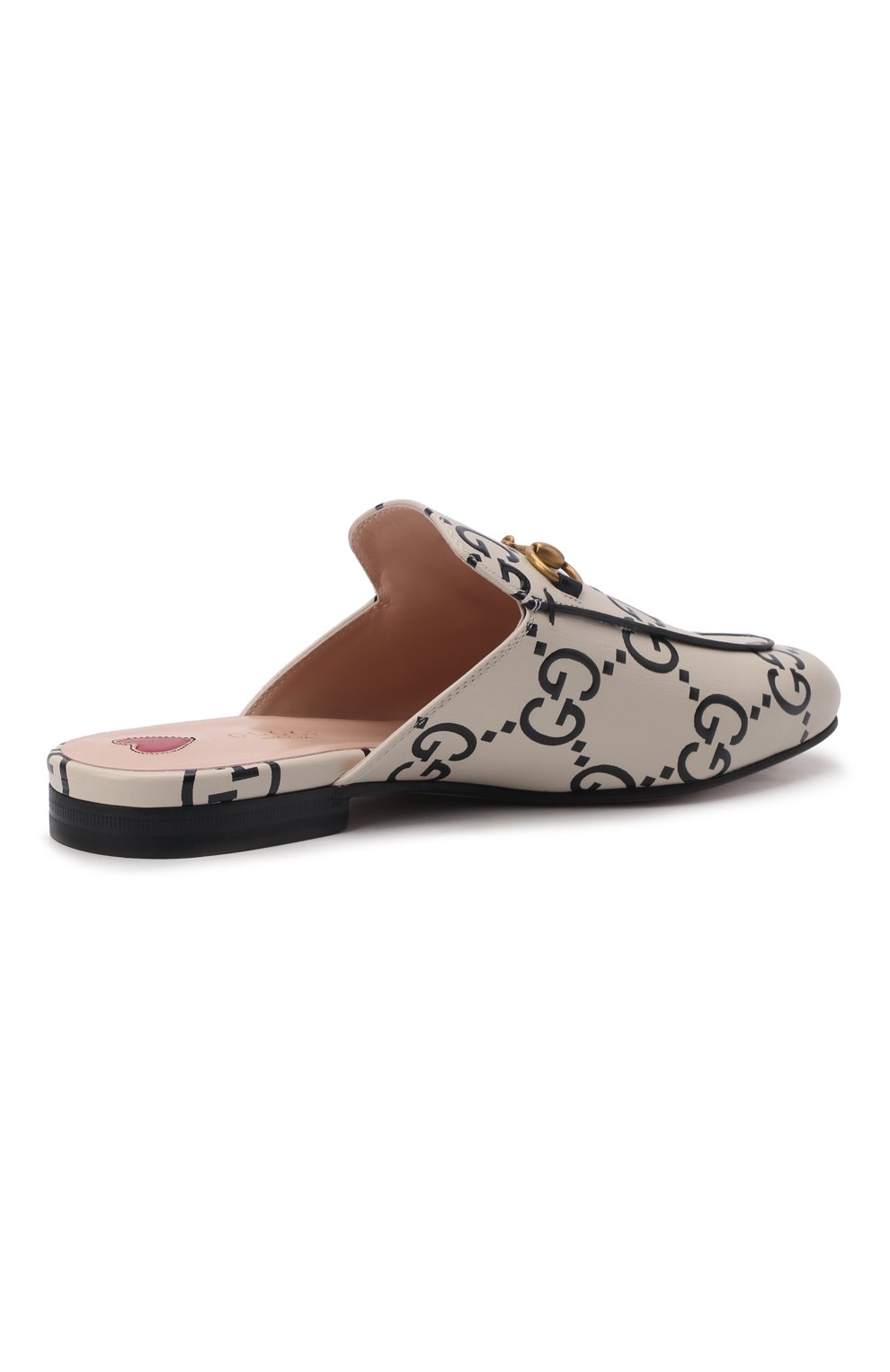 Кожаные сабо princetown GUCCI кремового цвета по цене 113760 руб., арт. 557730/UGM30, фото 5 Кожаные сабо princetown GUCCI, арт. 557730/UGM30, фото 5