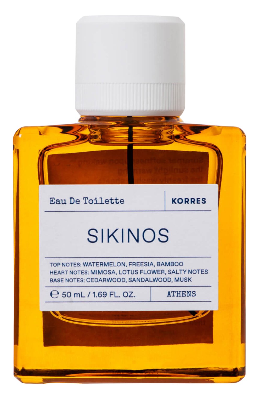 Туалетная вода sikinos (50ml) KORRES бесцветного цвета по цене 5990 руб., арт. 5203069120350, фото 1 Туалетная вода sikinos (50ml) KORRES, арт. 5203069120350, фото 1