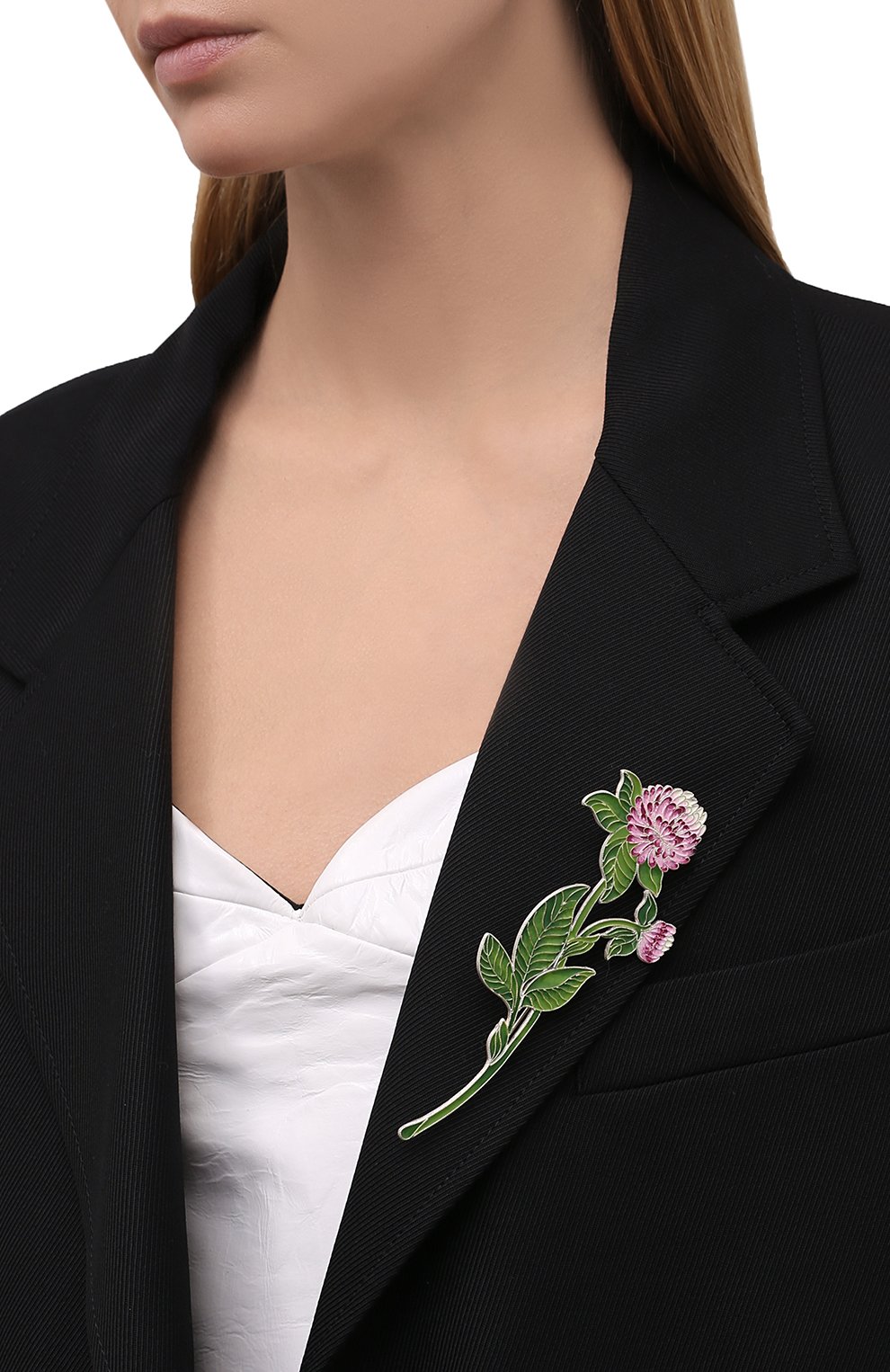 Брошь клевер РУССКИЕ САМОЦВЕТЫ, арт. 41463, фото 2