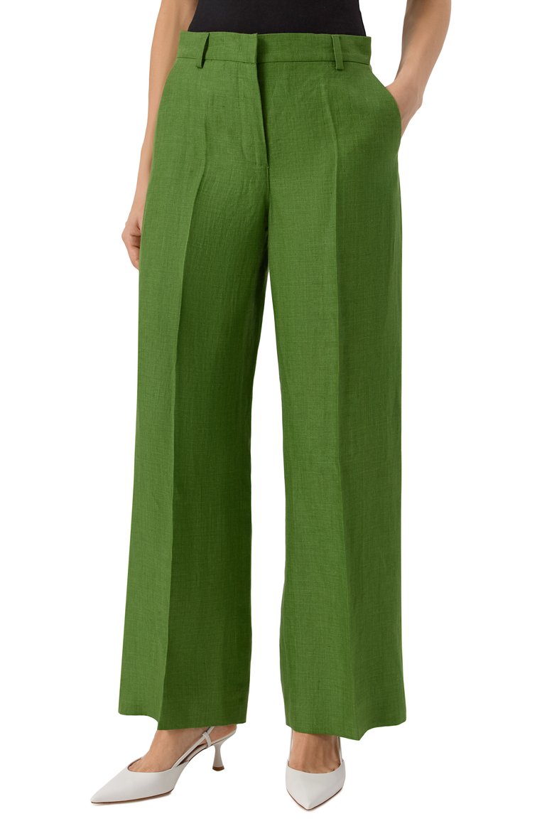 Льняные брюки WEEKEND MAX MARA, арт. MALIZIA, фото 1