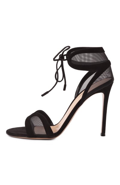 Текстильные босоножки falene 105 GIANVITO ROSSI, арт. G61784.15RIC.XARNENE, фото 4