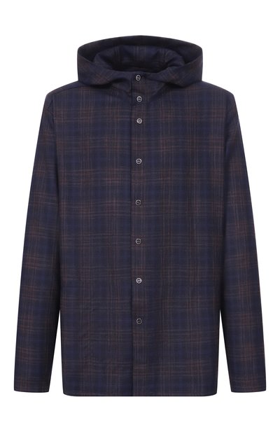 Мужская рубашка из шерсти и шелка KITON, арт. UMCPETEK0628G