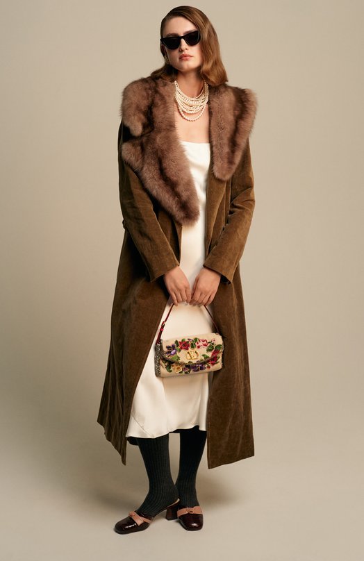 Пальто из хлопка и льна Uma Wang A0 M UP8011 Коричневый  A0 M UP8011 Фото 6