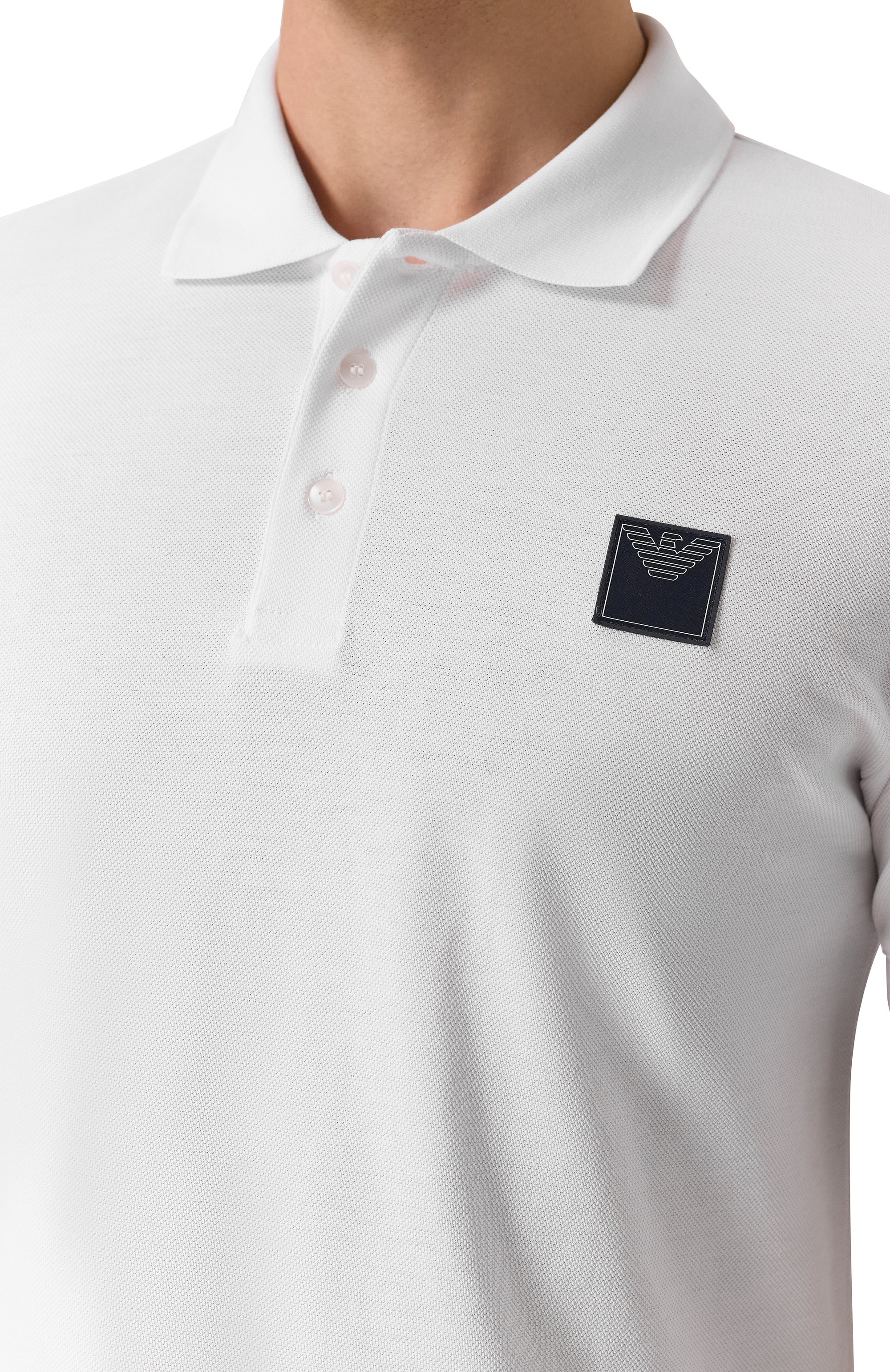 Хлопковое поло EMPORIO ARMANI, арт. EM000571/AF12336, фото 5