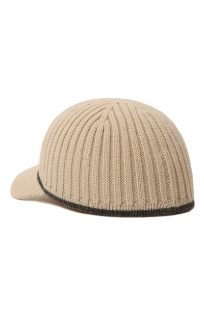 Бейсболка из шерсти и кашемира BRUNELLO CUCINELLI, арт. MCAP9B1437, фото 3