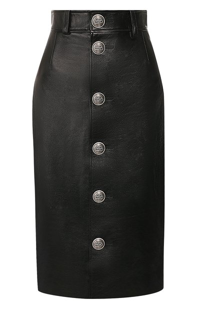 Кожаная юбка BALENCIAGA, арт. 606241/TFS03, фото 1