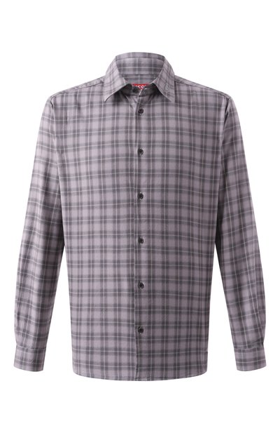 Мужская рубашка из хлопка и вискозы DIESEL, арт. A16215/0TKAG