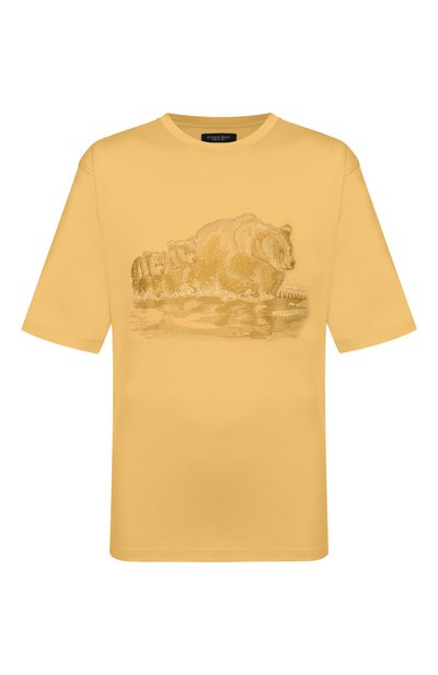 Мужская хлопковая футболка STEFANO RICCI, арт. MNH6205350/LUXT