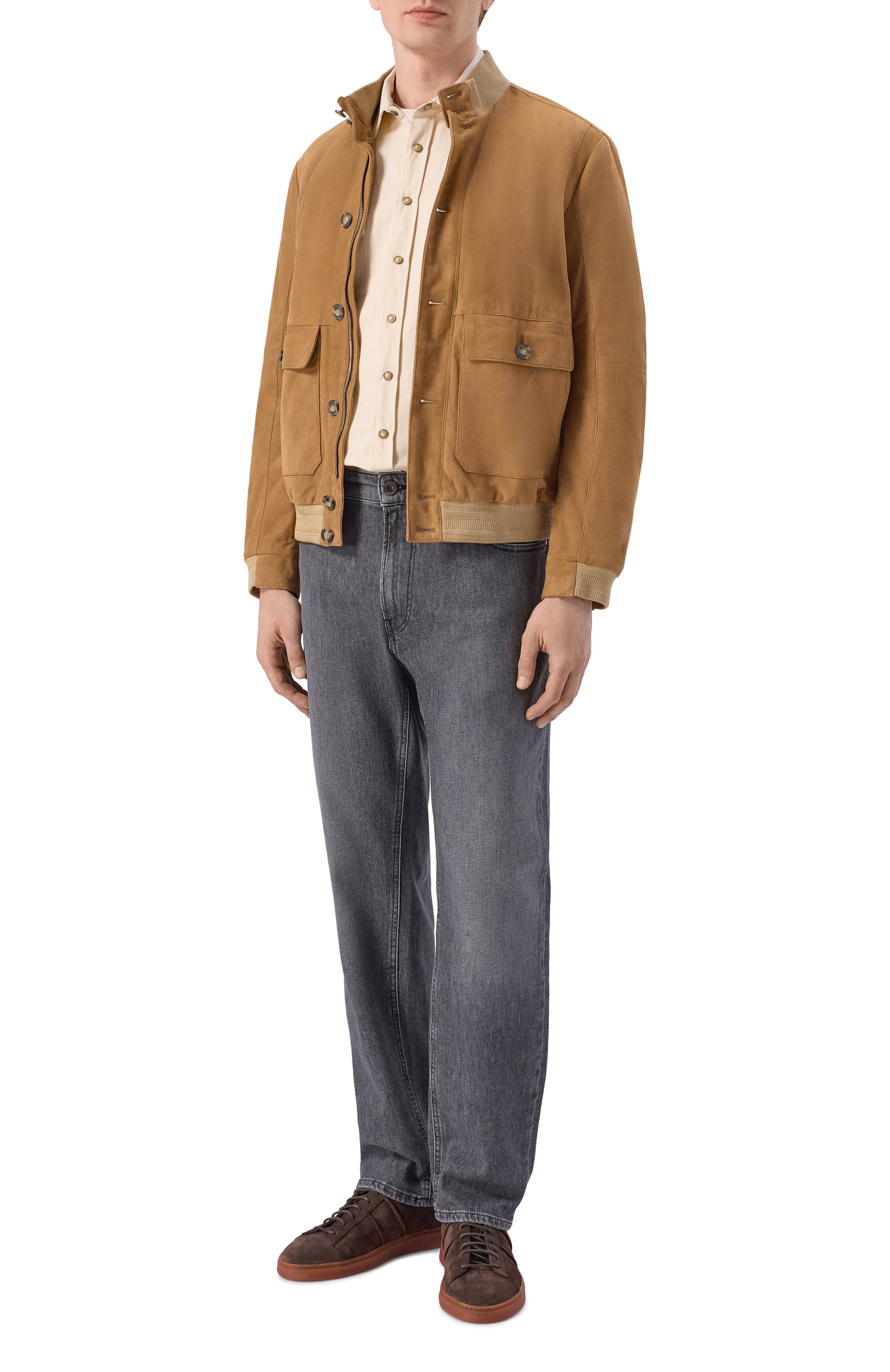 Рубашка из хлопка и льна CANALI, арт. CSL7066/GL03744, фото 2