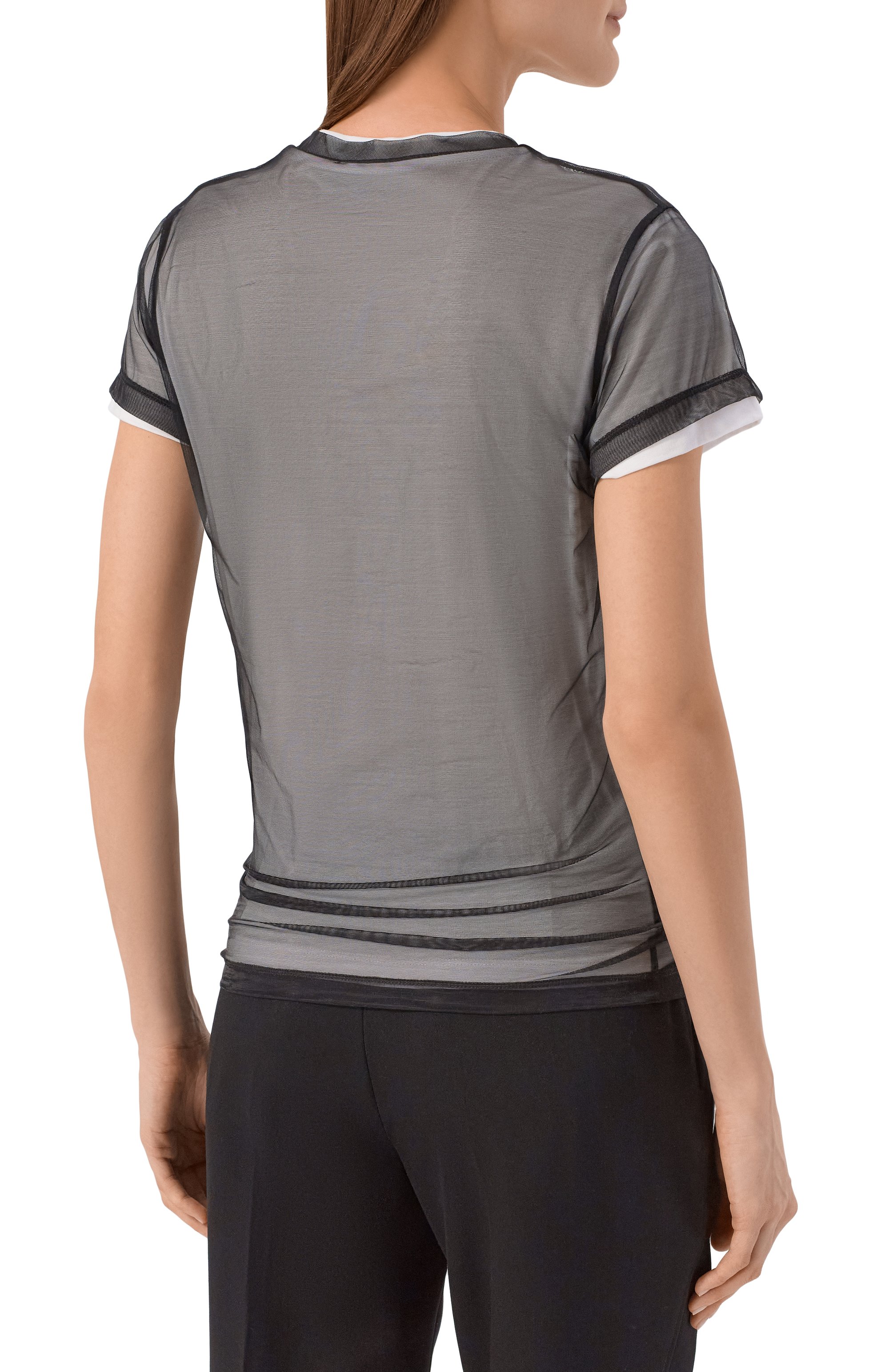 Футболка GUCCI черного цвета по цене 122000 руб., арт. 856822/XJHQ5, фото 4 Футболка GUCCI, арт. 856822/XJHQ5, фото 4