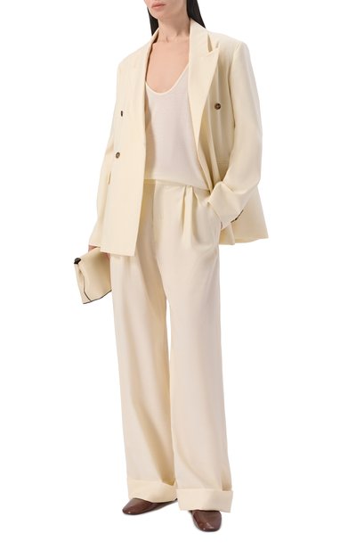 Женские брюки из шерсти и шелка LOULOU DE SAISON, арт. DAVY