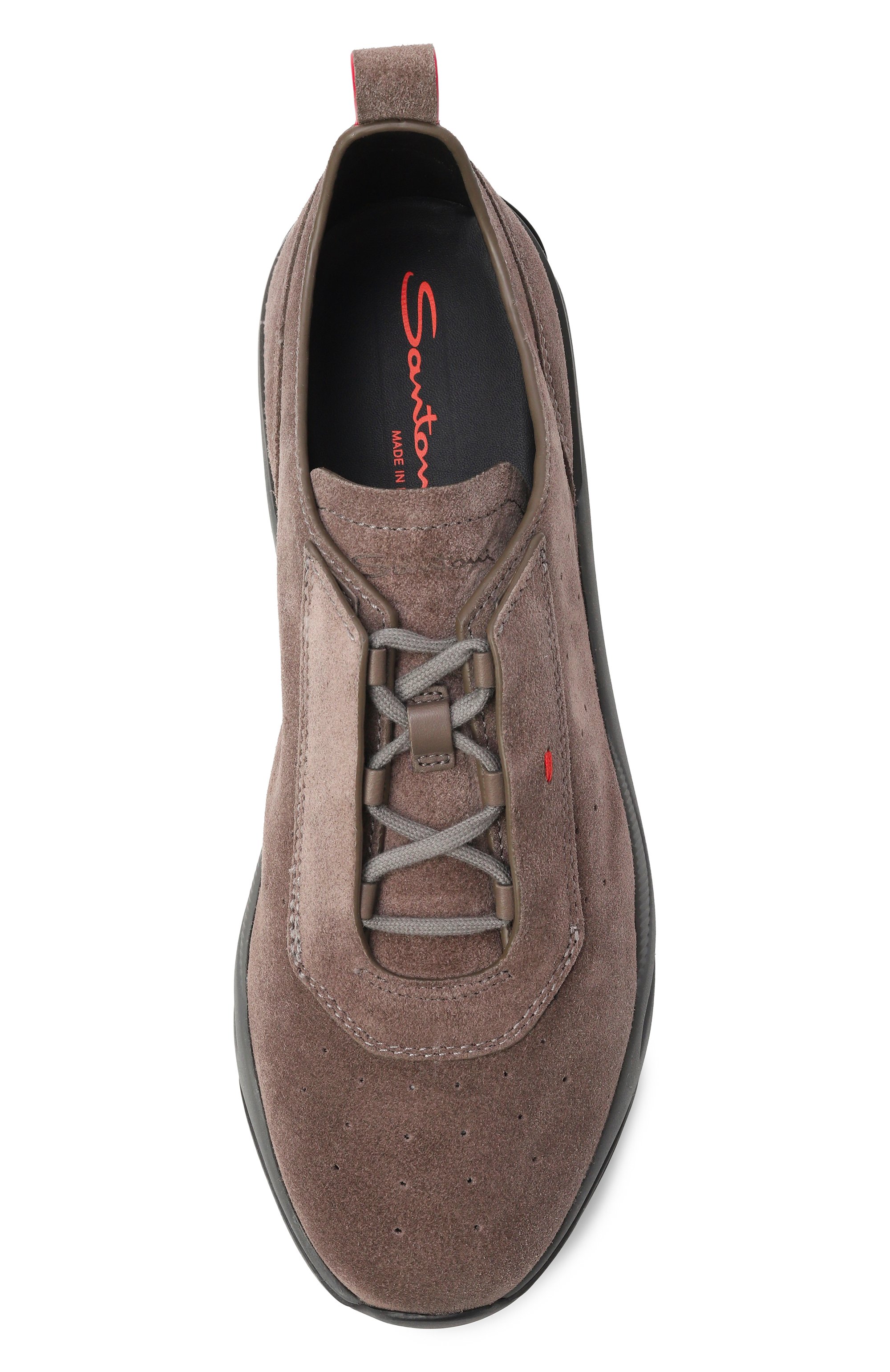 Замшевые кроссовки innova SANTONI, арт. MBIG22032ANETEAT, фото 6