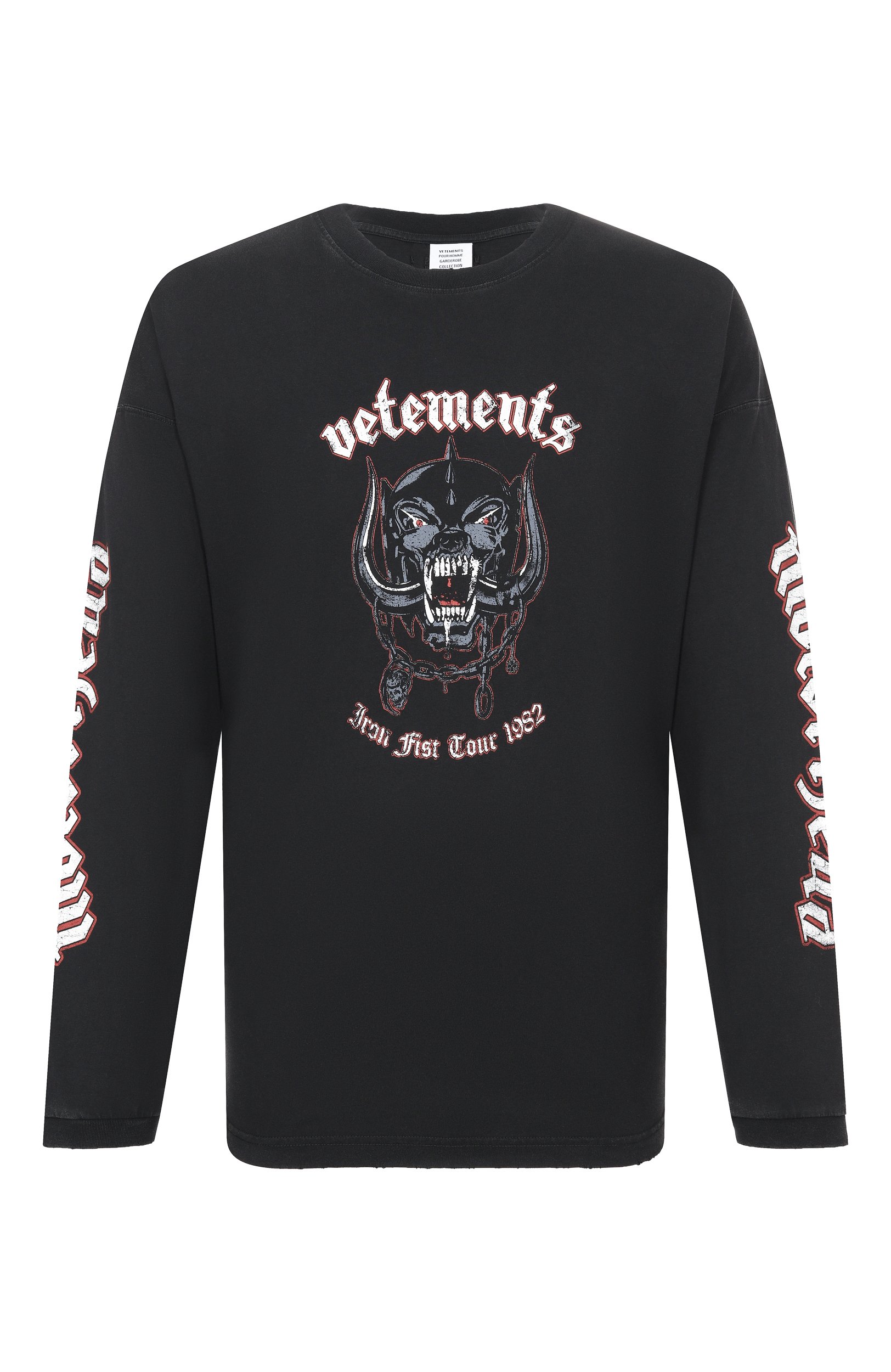 Хлопковый лонгслив VETEMENTS, арт. MH27LS243B, фото 1