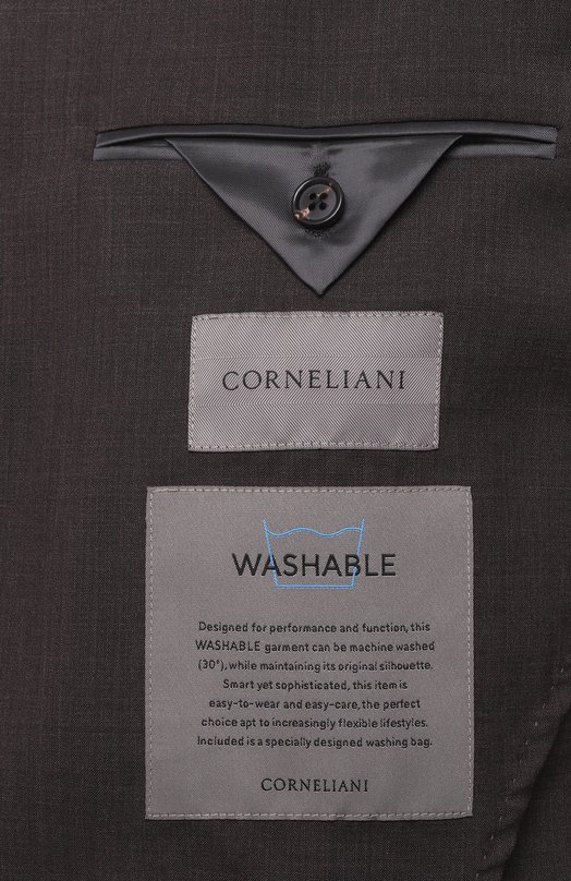 Шерстяной костюм Corneliani 25X007-2518425_SET Коричневый  25X007-2518425_SET Фото 9