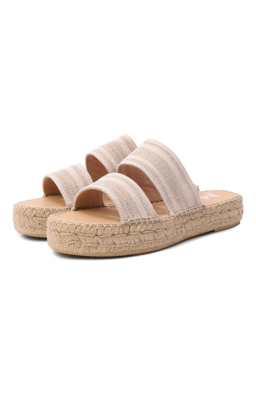 Текстильные шлепанцы Manebi X 0.1 JB/C0TT0N JAQUARD Кремовый X 0.1 JB/C0TT0N JAQUARD