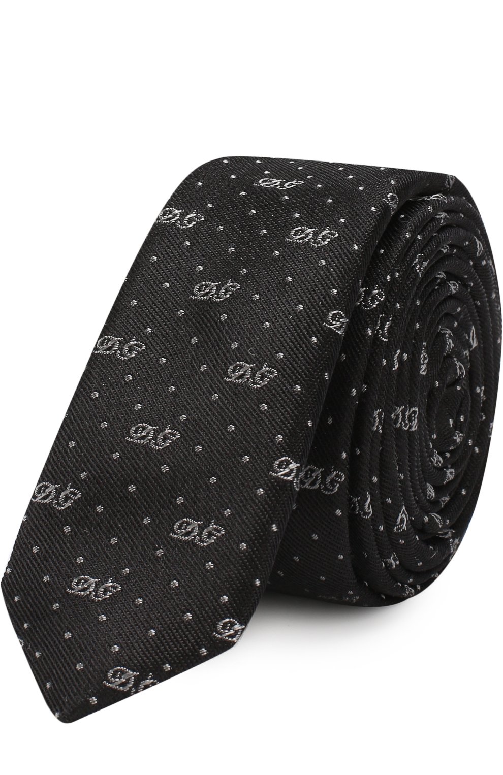Шелковый галстук с узором DOLCE & GABBANA, арт. GT142E/G0JGM, фото 1