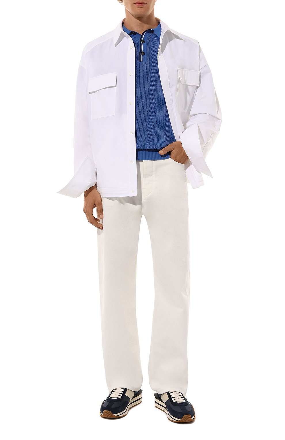 Комбинированные кроссовки james TOM FORD, арт. J1292-LCL134, фото 2