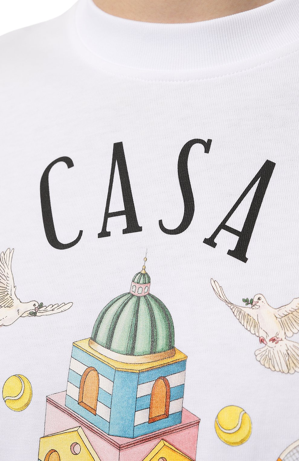 Хлопковая футболка CASABLANCA, арт. MF23-JTS-001-14, фото 5