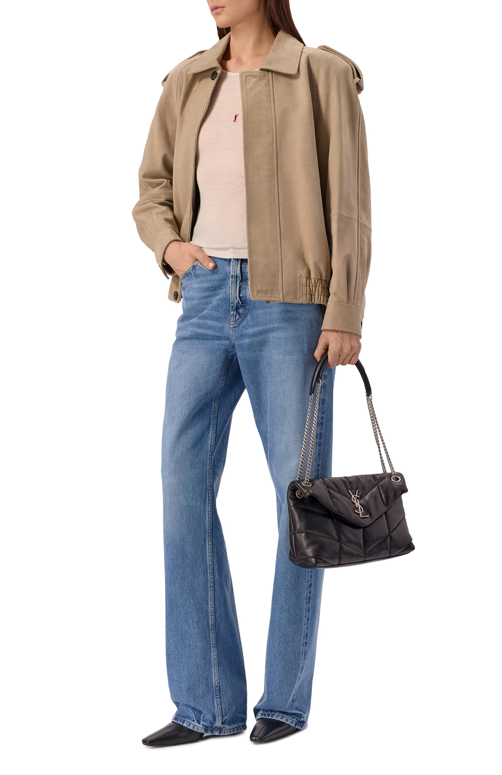 Сумка puffer small SAINT LAURENT, арт. 577476/1EL00, фото 7