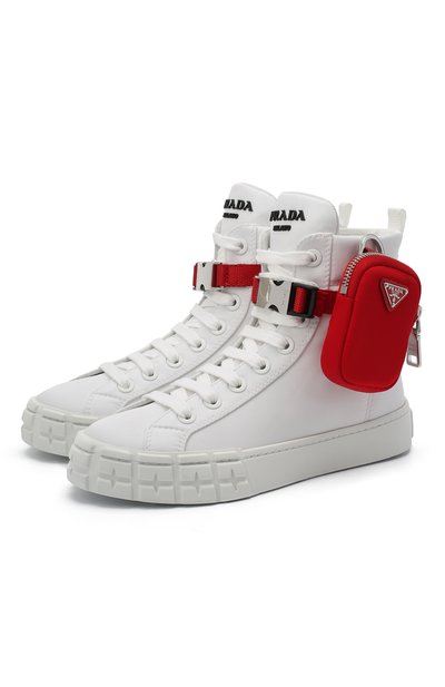 Женские кеды wheel PRADA, арт. 1T551M-1YFL-F0970-035