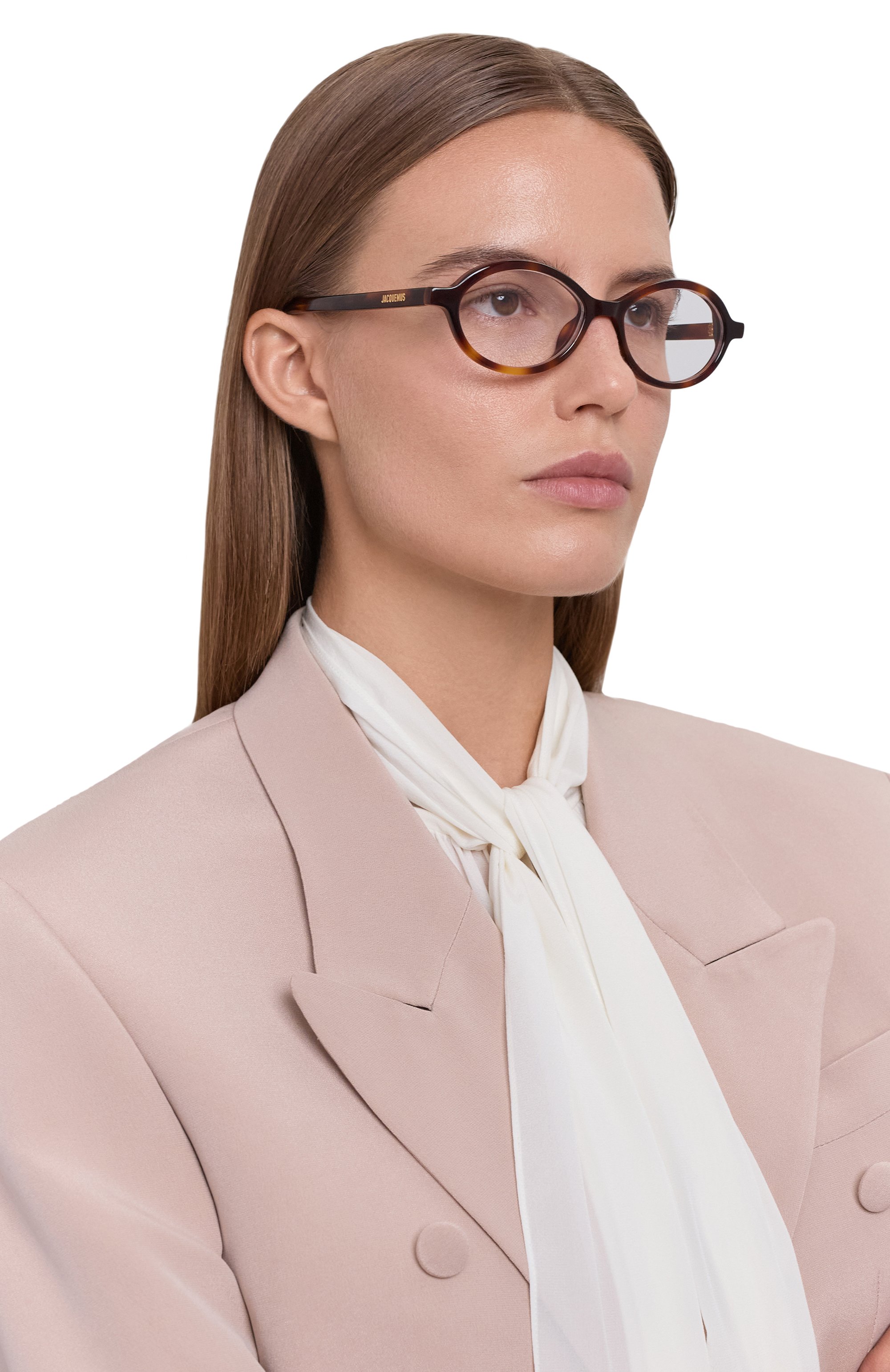 Оправа JACQUEMUS коричневого цвета по цене 26400 руб., арт. JAC123 C20PT, фото 2 Оправа JACQUEMUS, арт. JAC123 C20PT, фото 2
