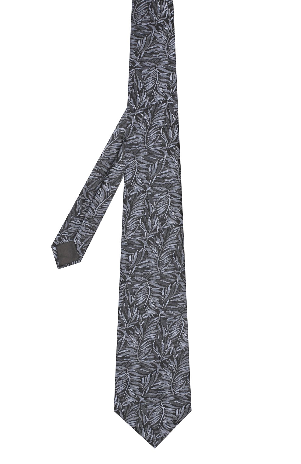 Шелковый галстук LANVIN темно-серого цвета по цене 13300 руб., арт. 2019/TIE, фото 2 Шелковый галстук LANVIN, арт. 2019/TIE, фото 2