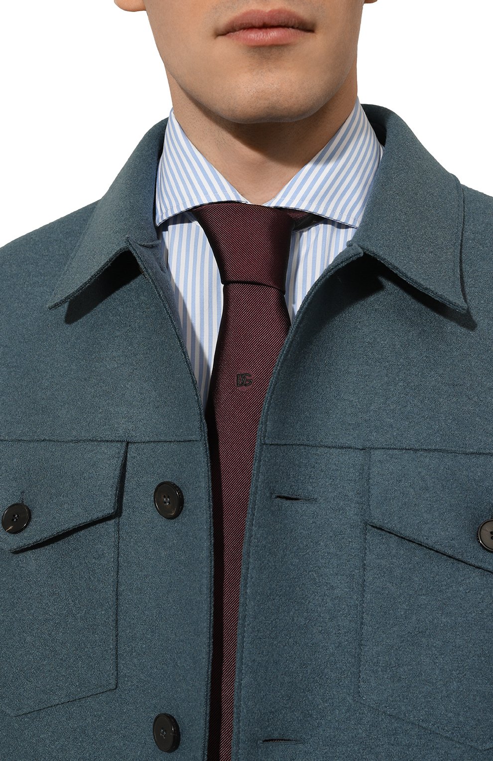 Шелковый галстук DOLCE & GABBANA, арт. GT147E/G0UBW, фото 2