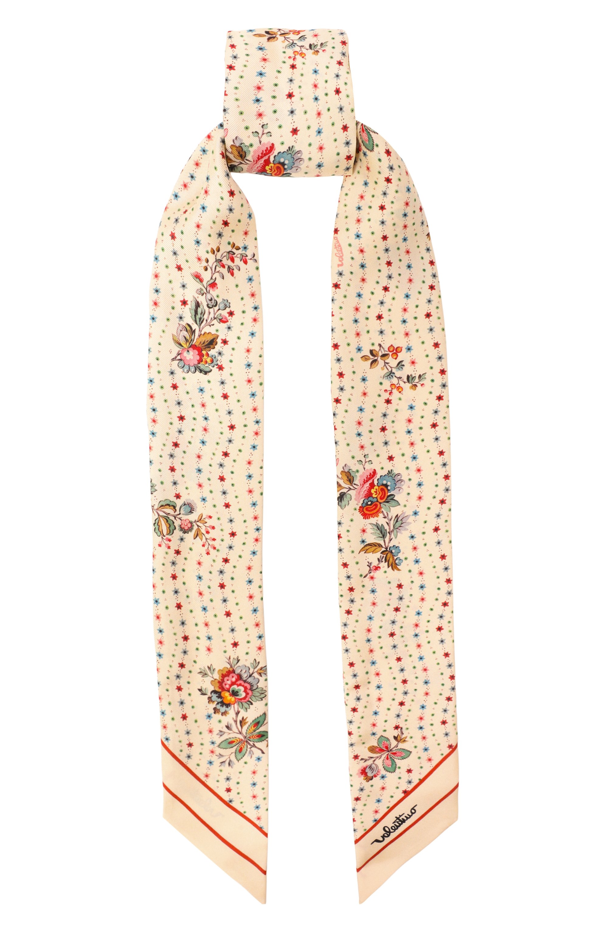 Шелковый шарф-твилли VALENTINO, арт. 8W2E6017/GEG, фото 1