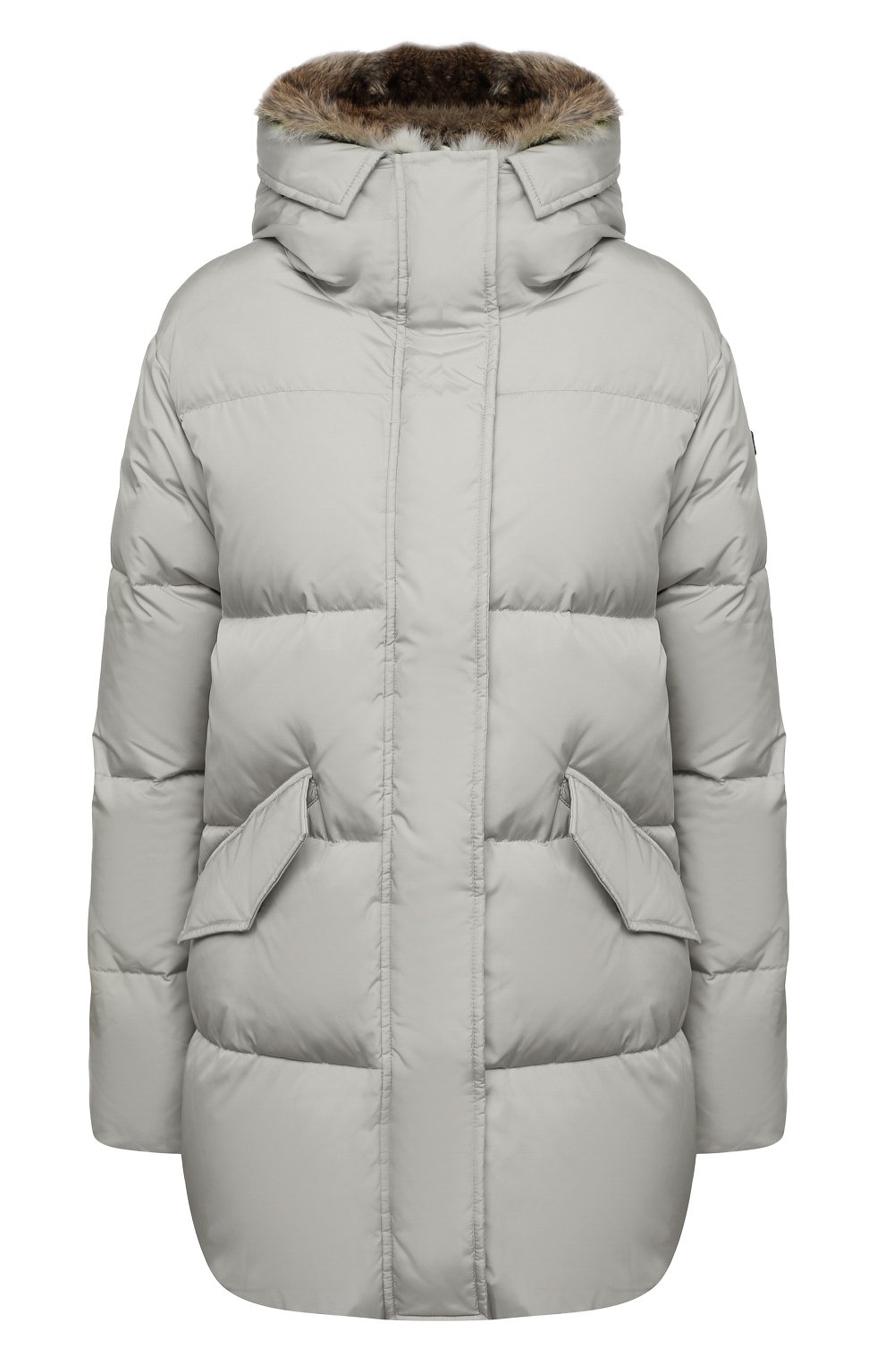 Пуховик LEMPELIUS серого цвета по цене 112500 руб., арт. 3000/275RS25, фото 1 Пуховик LEMPELIUS, арт. 3000/275RS25, фото 1