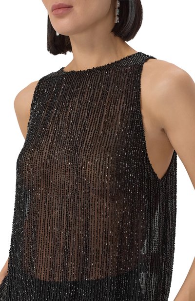 Топ с отделкой бисером LOUVE, арт. 25-03-02-02-26-20-01, фото 5