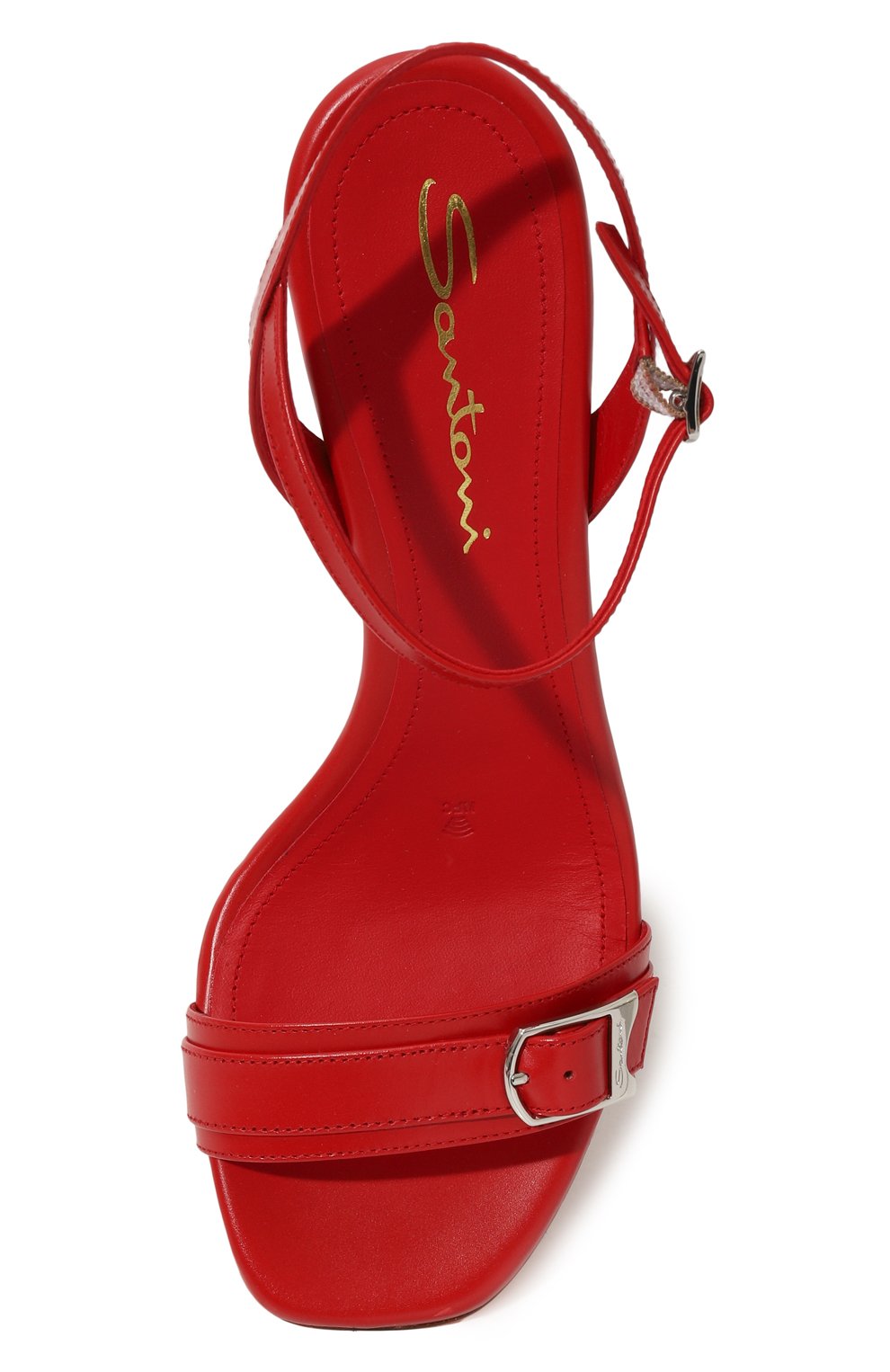 Кожаные босоножки SANTONI, арт. WHVT70836HA2TTV7, фото 6