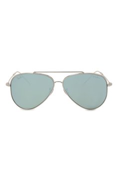 Женские солнцезащитные очки RAY-BAN голубого цвета, арт. R0101S-003/30 | Фото 4 (Региональные ограничения белый список (Axapta Mercury): Не проставлено; Нос: Не проставлено; Кросс-КТ: С/з-унисекс; Материал: Металл; Тип очков: С/з; Очки форма: Авиаторы; Оптика Гендер: оптика-унисекс)