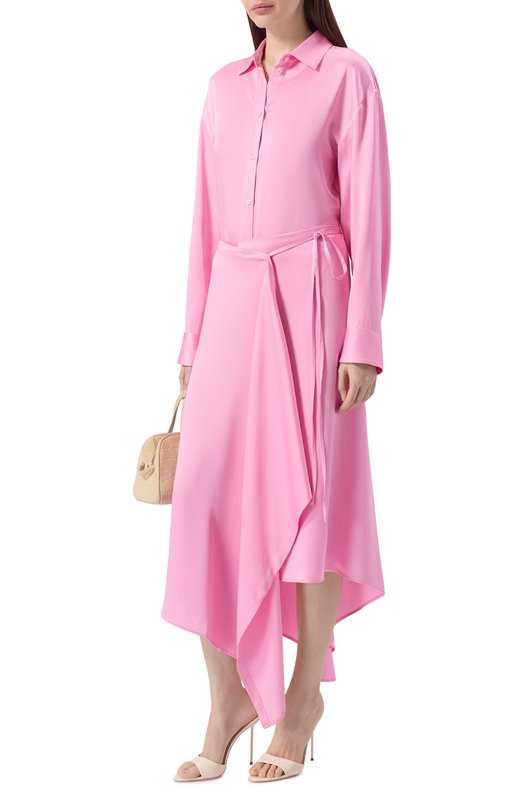 Платье-рубашка MSGM 4041MDA14/267103 Розовый  4041MDA14/267103 Фото 2