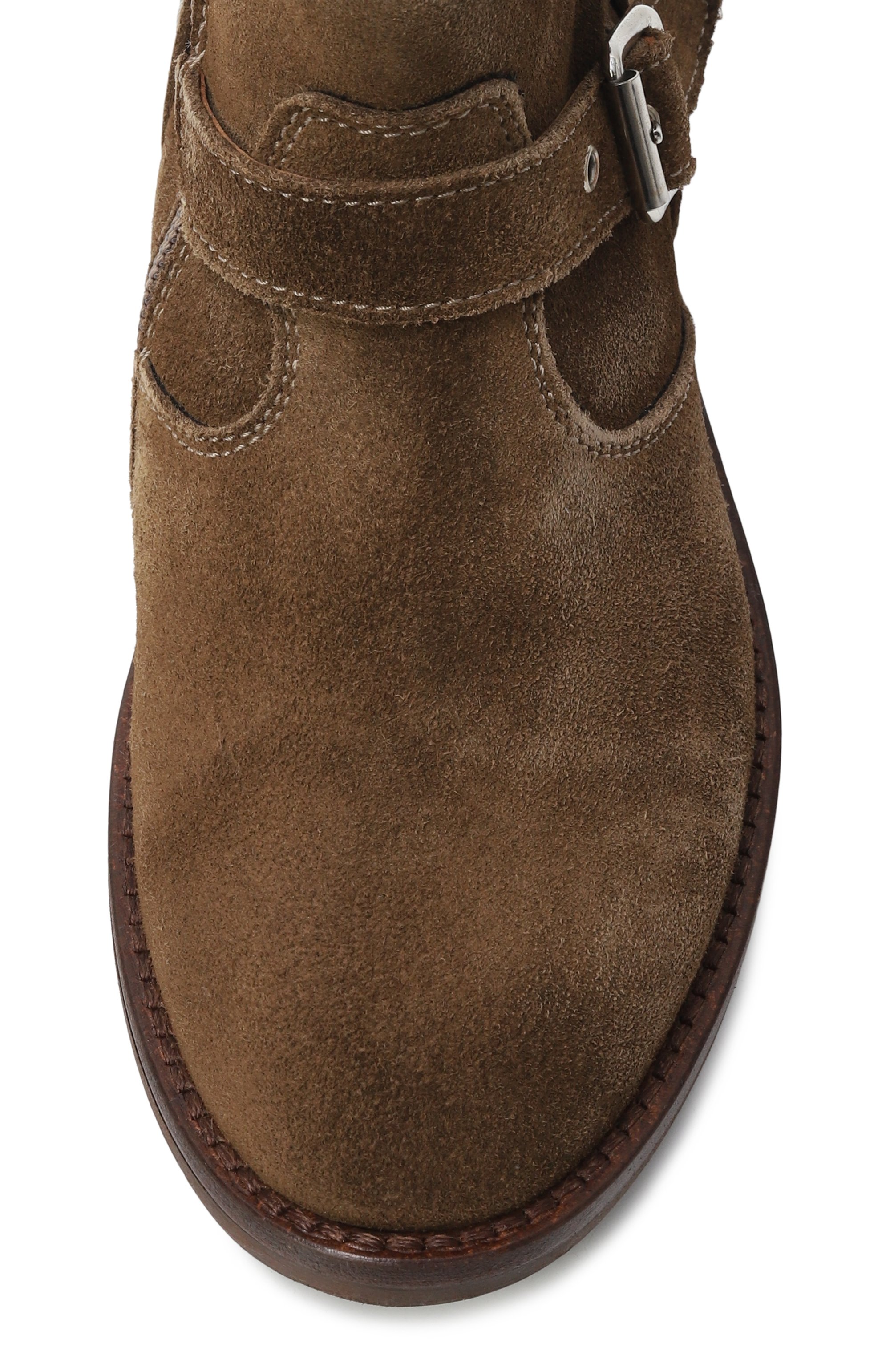 Замшевые ботинки RONDINELLA коричневого цвета по цене 22350 руб., арт. 12301D/28-30, фото 4 Замшевые ботинки RONDINELLA, арт. 12301D/28-30, фото 4