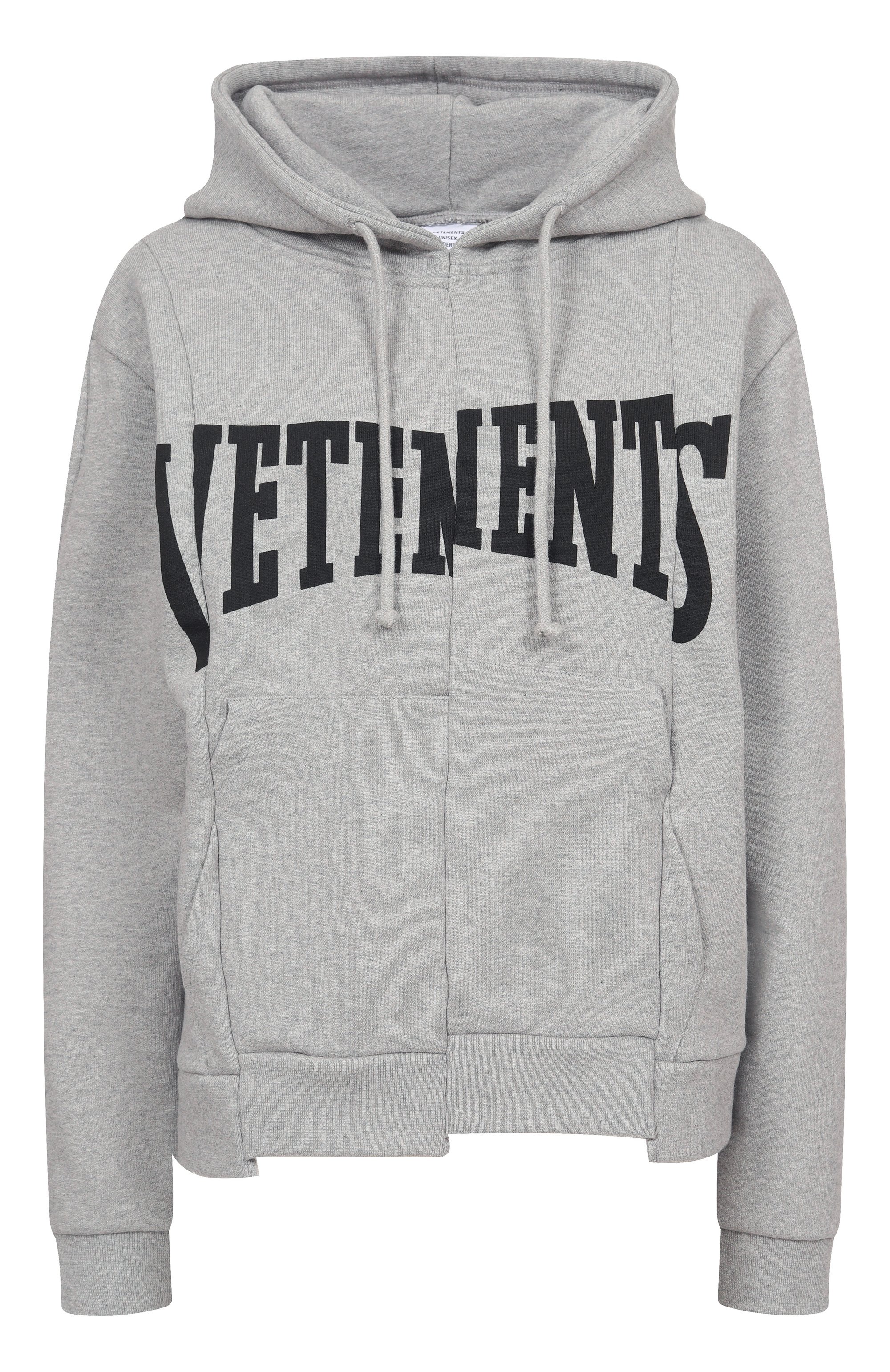 Хлопковое худи VETEMENTS, арт. WE76HD506G/1302 M0LLET0N, фото 1
