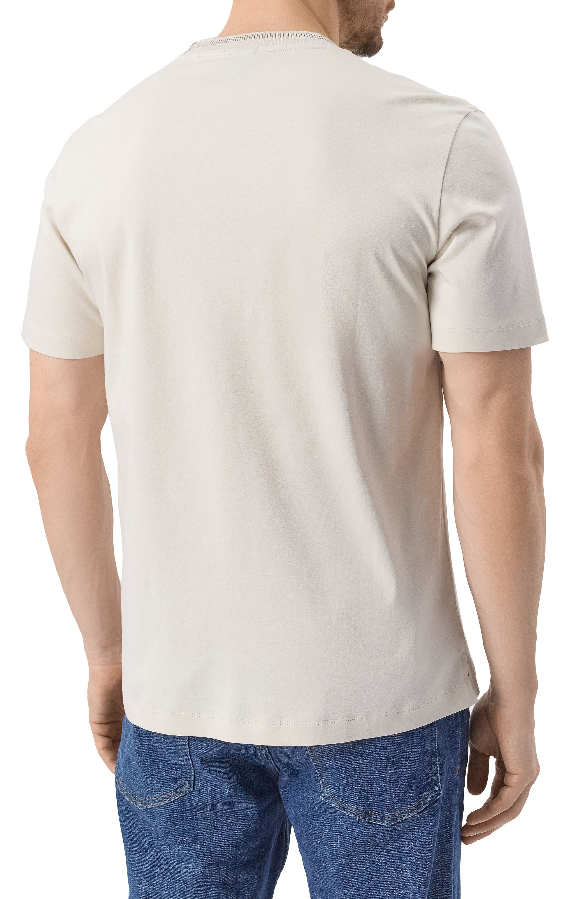 Хлопковая футболка BOSS, арт. 50531793, фото 4