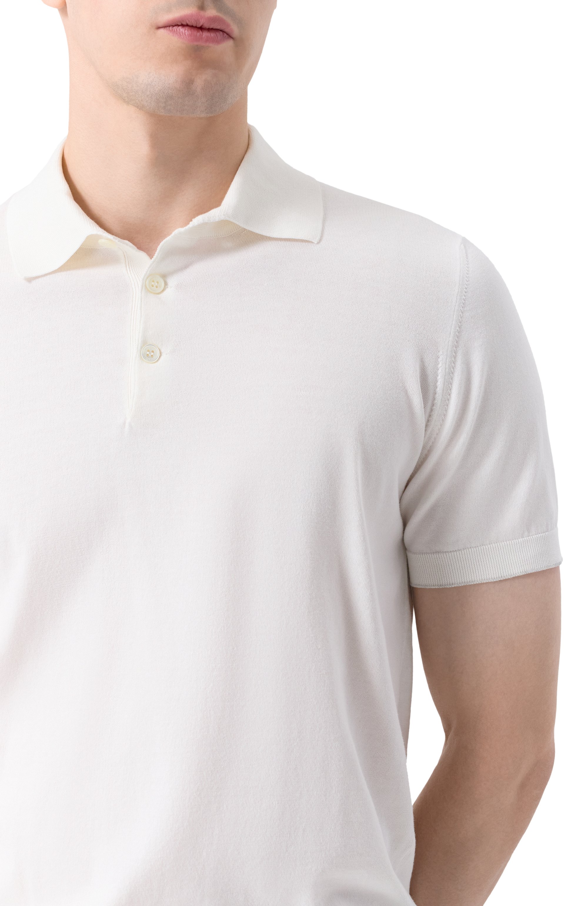 Хлопковое поло BRUNELLO CUCINELLI, арт. M29800125, фото 5