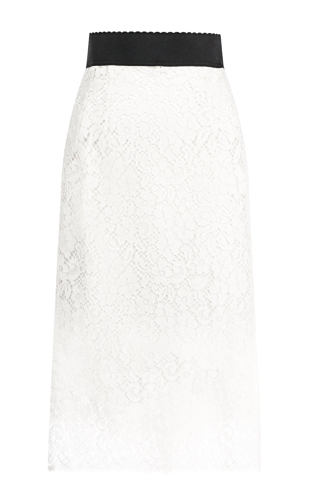Кружевная юбка-миди с широким поясом DOLCE & GABBANA, арт. F4A2PT/HLMCL, фото 1