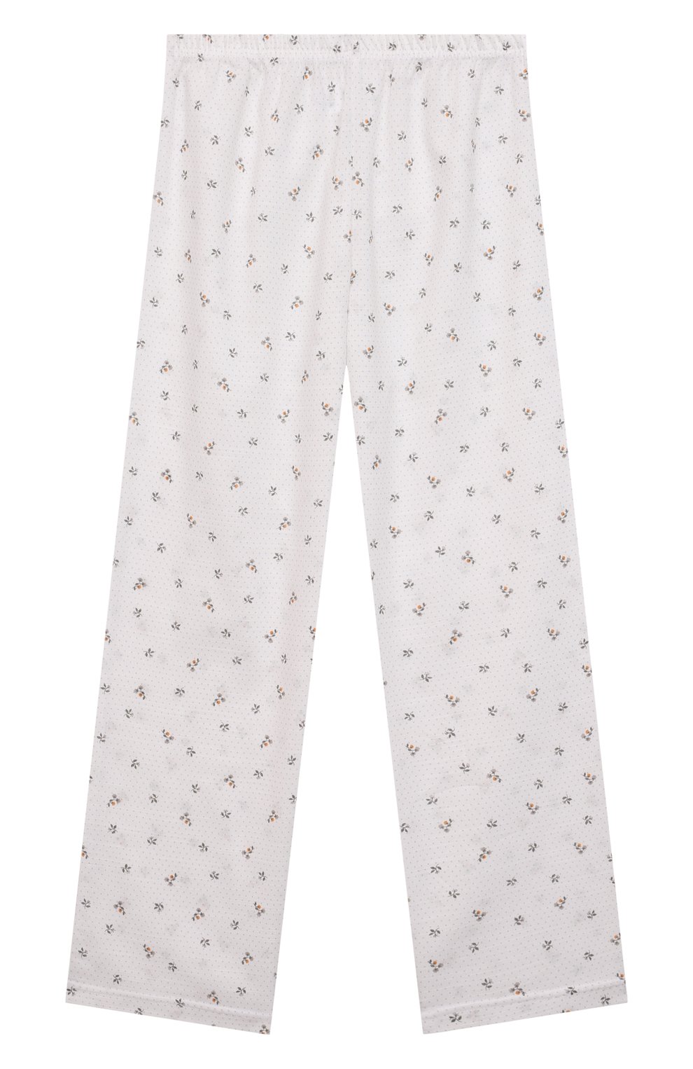 Хлопковая пижама LA PERLA белого цвета по цене 15600 руб., арт. 70251/2A-6A, фото 4 Хлопковая пижама LA PERLA, арт. 70251/2A-6A, фото 4