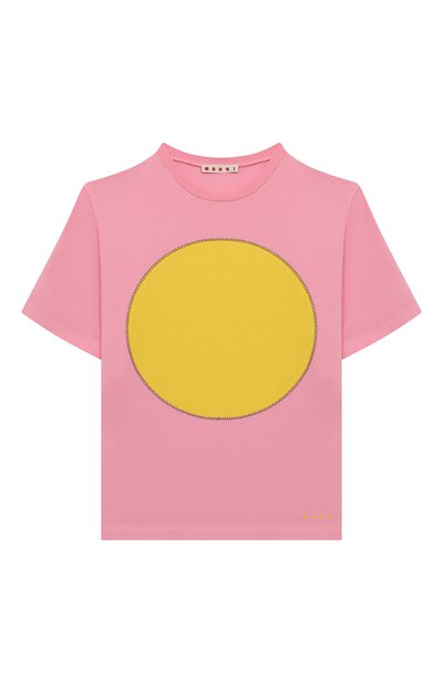Хлопковая футболка MARNI, арт. M01149/M00LE
