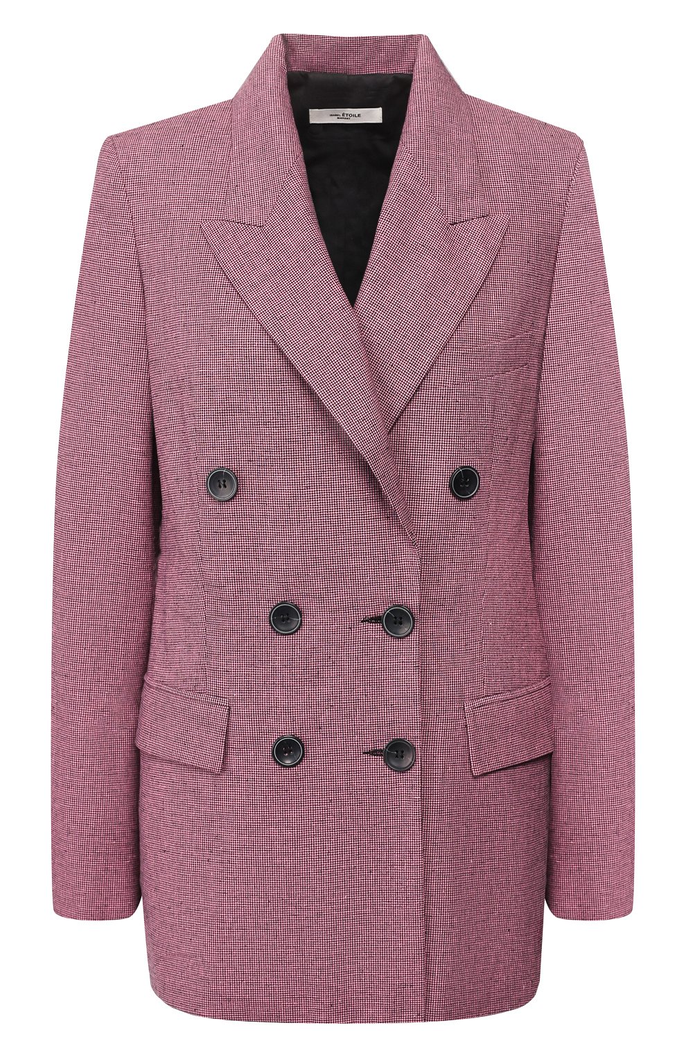 Жакет из смеси хлопка и льна ISABEL MARANT ETOILE розового цвета по цене 57550 руб., арт. VE1189-20P011E/LINYA, фото 1 Жакет из смеси хлопка и льна ISABEL MARANT ETOILE, арт. VE1189-20P011E/LINYA, фото 1