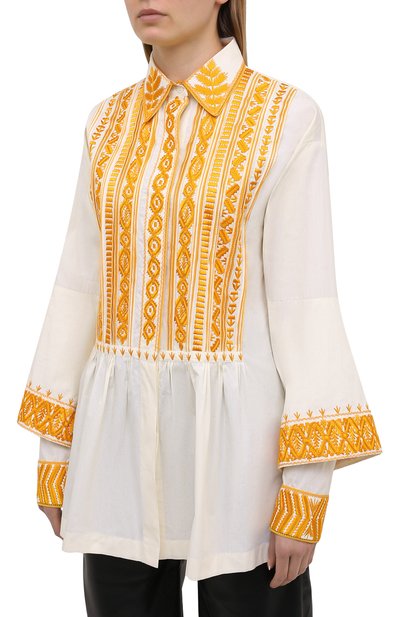 Блузка из хлопка DRIES VAN NOTEN, арт. 211-30750-2293, фото 3