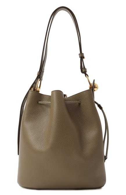 Женская сумка furla sfera small FURLA хаки цвета, арт. WB01449/BX0176 | Фото 1 (Автоматизация ТО: Проставлено; Автоматизация состава: Проставлено; Размер: small; Ремень/цепочка: На ремешке; Материал: Натуральная кожа)