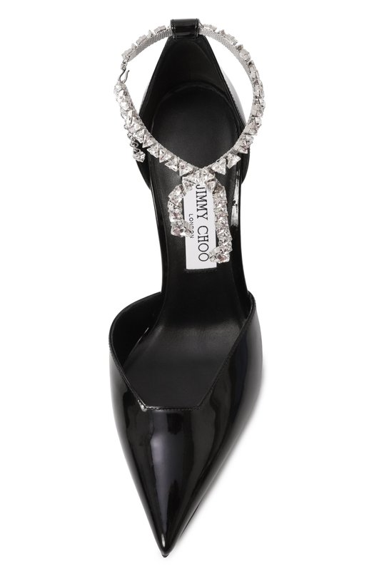 Лакированные туфли Stevie 100 Jimmy Choo STEVIE 100/PAT Чёрный  STEVIE 100/PAT Фото 6