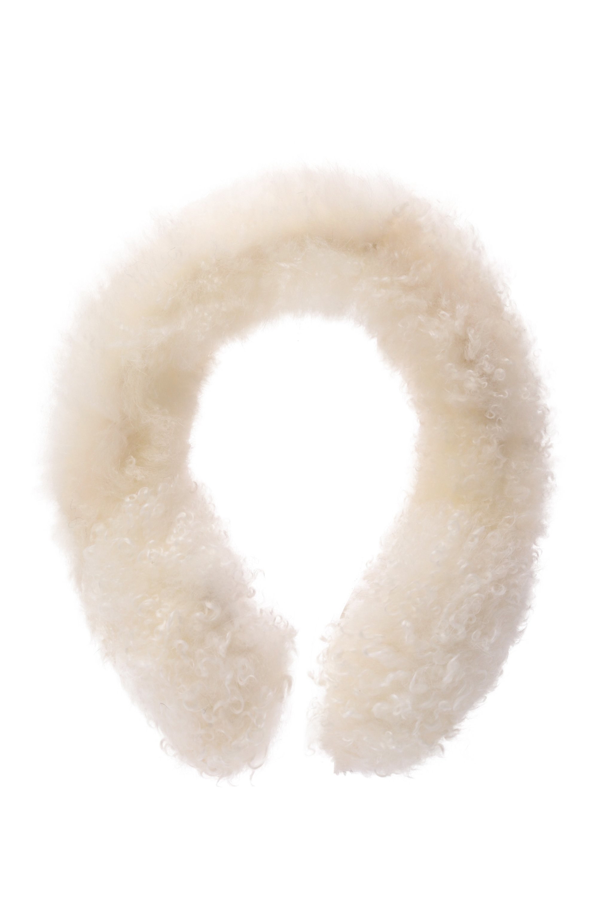 Меховые наушники из овчины YVES SALOMON, арт. 26WAA623XXMAAG, фото 2