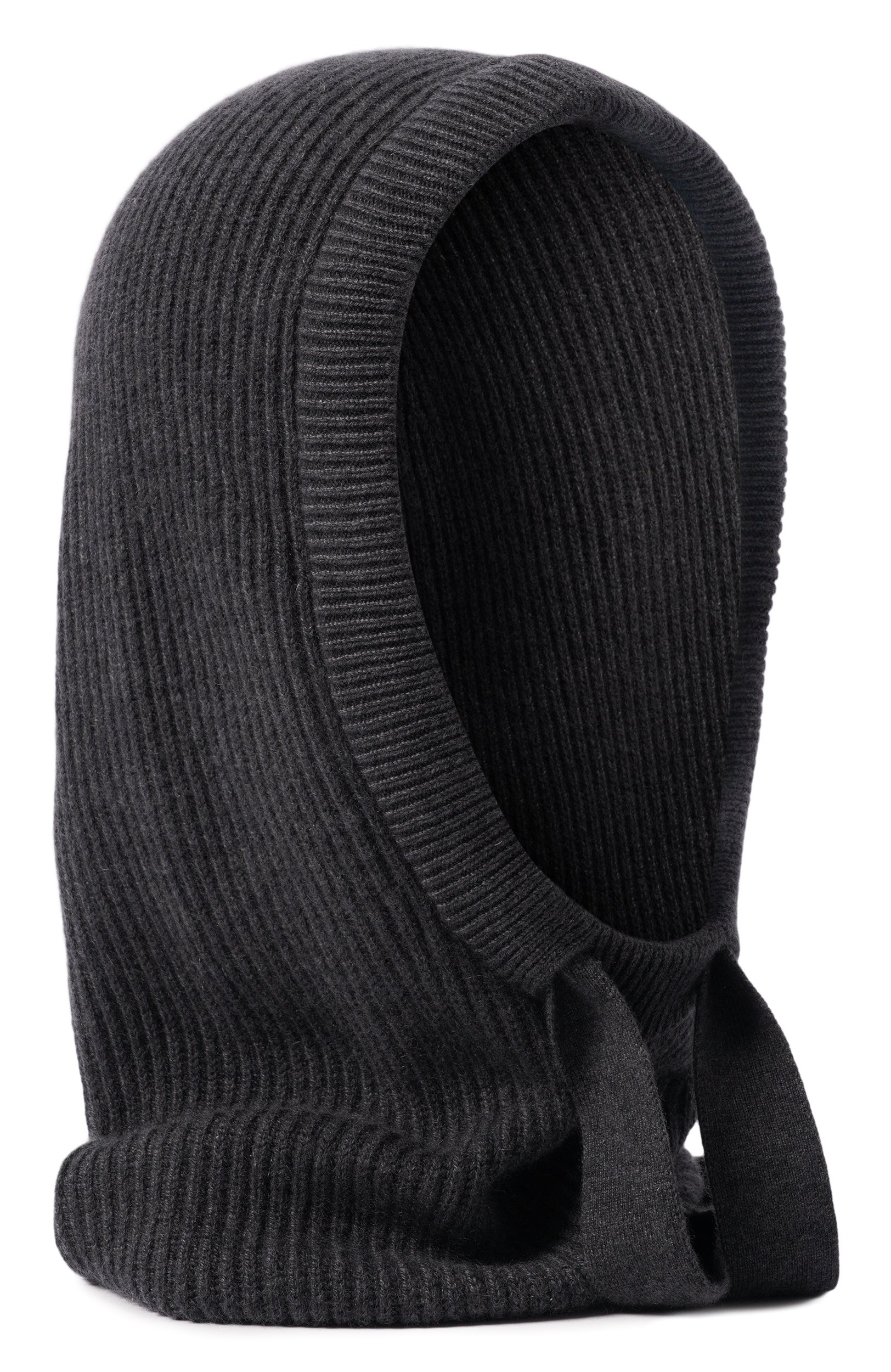 Кашемировый капор BRUNELLO CUCINELLI серого цвета по цене 92400 руб., арт. M12721079, фото 1 Кашемировый капор BRUNELLO CUCINELLI, арт. M12721079, фото 1