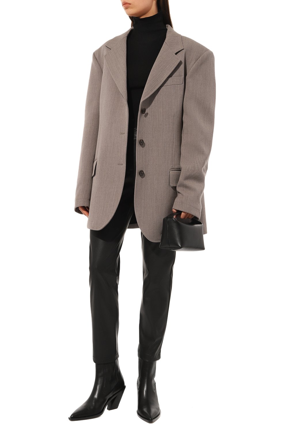 Брюки из экокожи LIU JO, арт. CA3240 E0392, фото 2