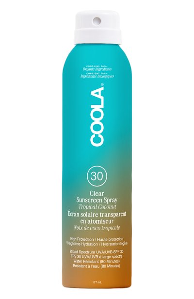 Женский солнцезащитный спрей для тела "тропический кокос" spf30 (177ml) COOLA, арт. CL10421MRK